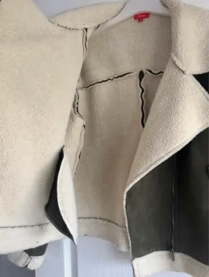 Veste kaki molletonnée - photo numéro 2