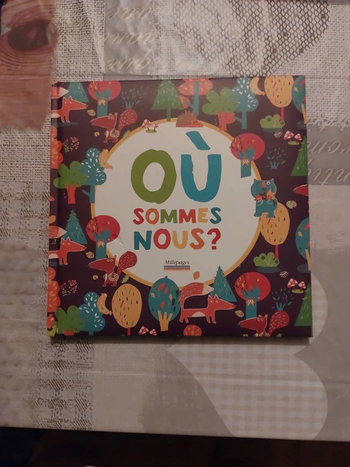 Livre cherche et trouve Où sommes nous ?