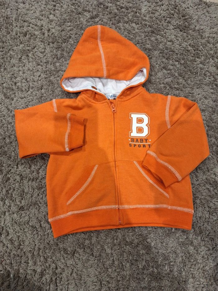 Gilet zippé taille 18 mois