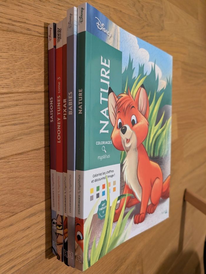 Lots livres coloriages mystères NEUF