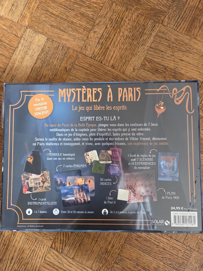 Viktor Vincent
Mystères à Paris: Le jeu qui libère les esprits - photo numéro 9