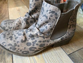 Bottines léopard panthère 39 Billa Bong marron noir