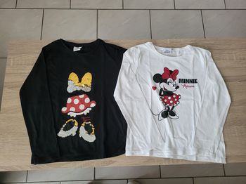 Lot de 2 tee-shirts fille en 8 ans