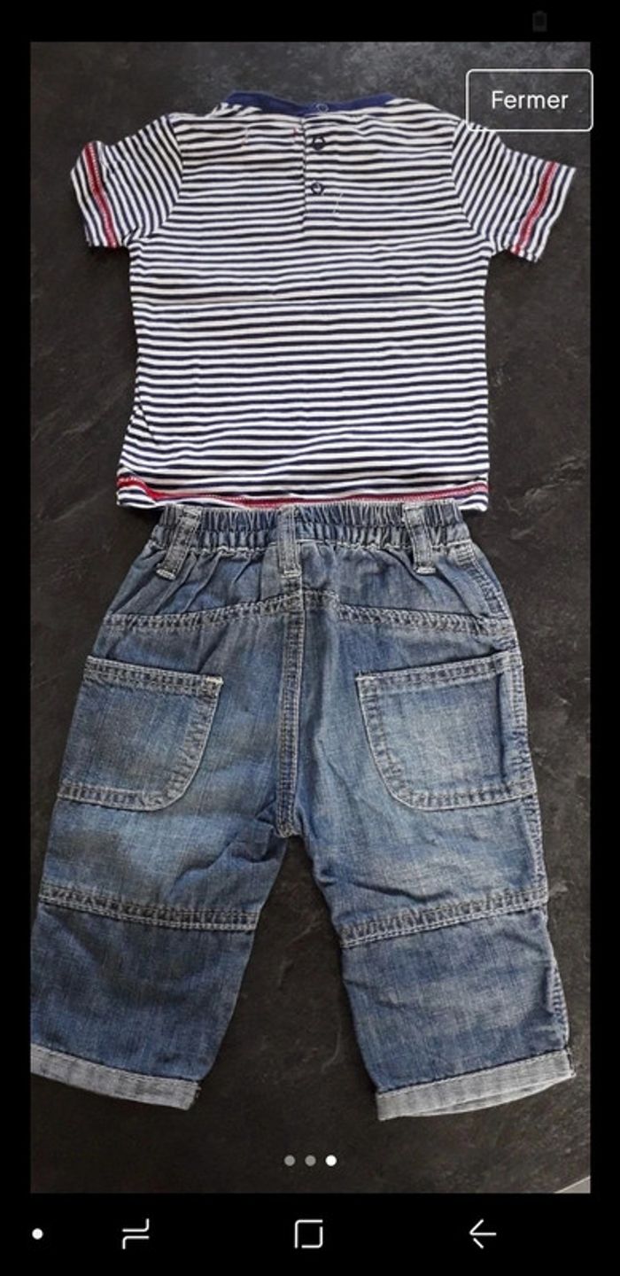 Ensemble tenue "marin" garçon - photo numéro 3