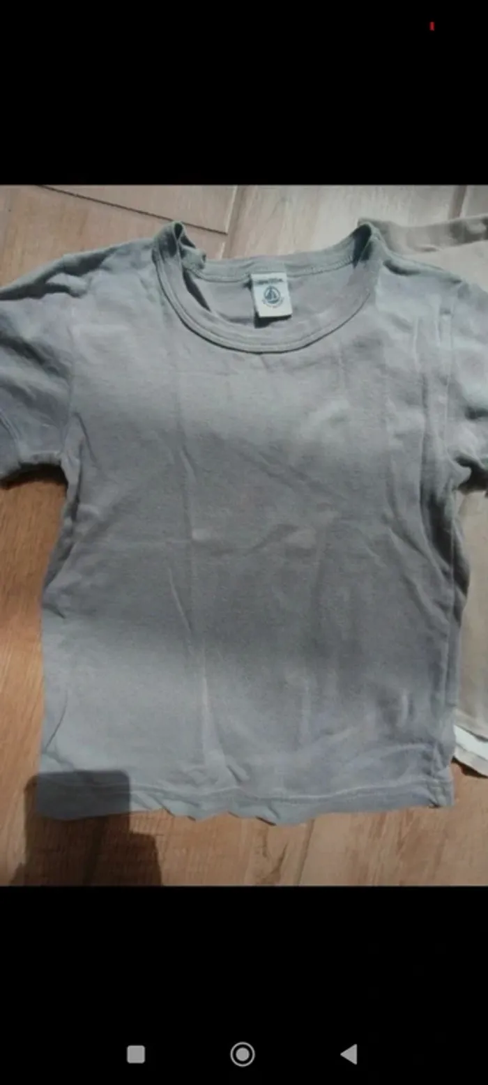 2 tee-shirts petit bateau 4 ans - photo numéro 2