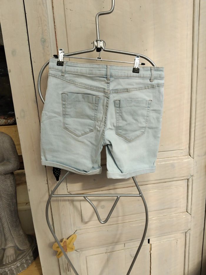 Short en jean bleu - photo numéro 5