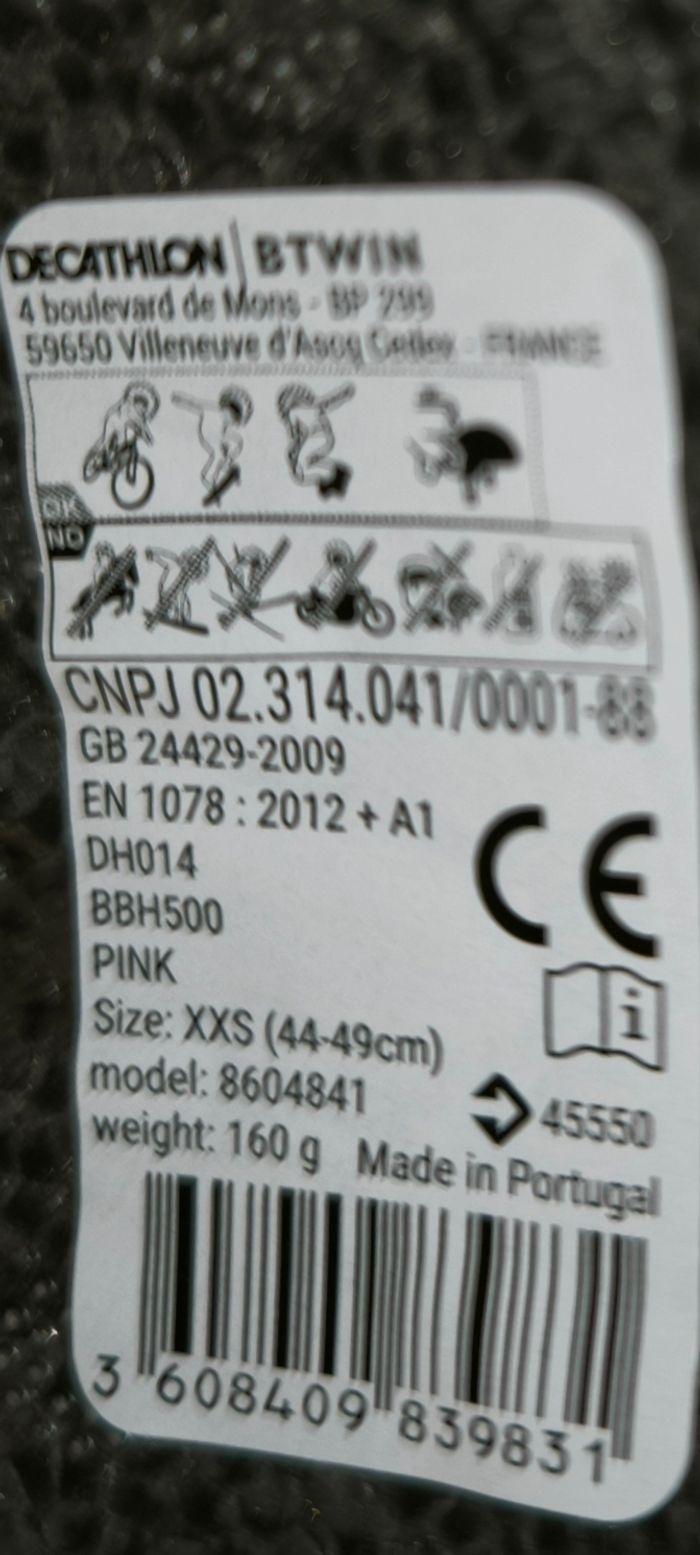 Casque vélo bébé btwin - photo numéro 5
