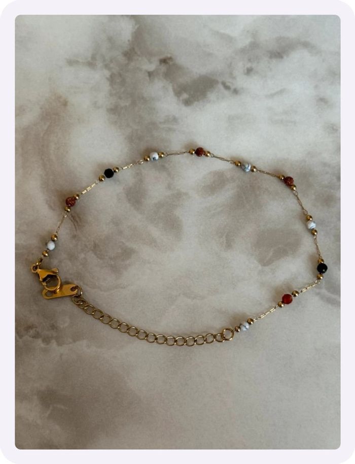 Bracelet en acier inoxydable multicolore