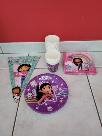 Lot anniversaire gabby's dollhouse 