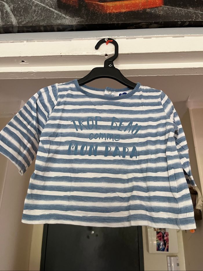T-shirt garçon 12 mois Mots d’enfants