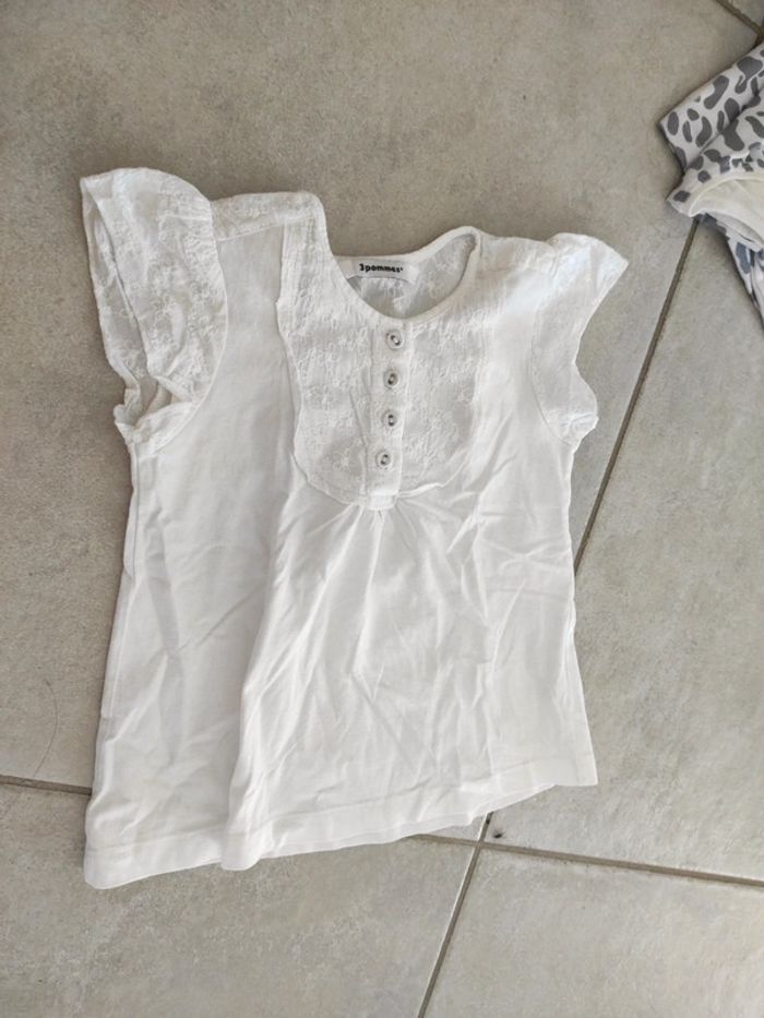 Tee shirt 3 pommes 5 ans - photo numéro 2