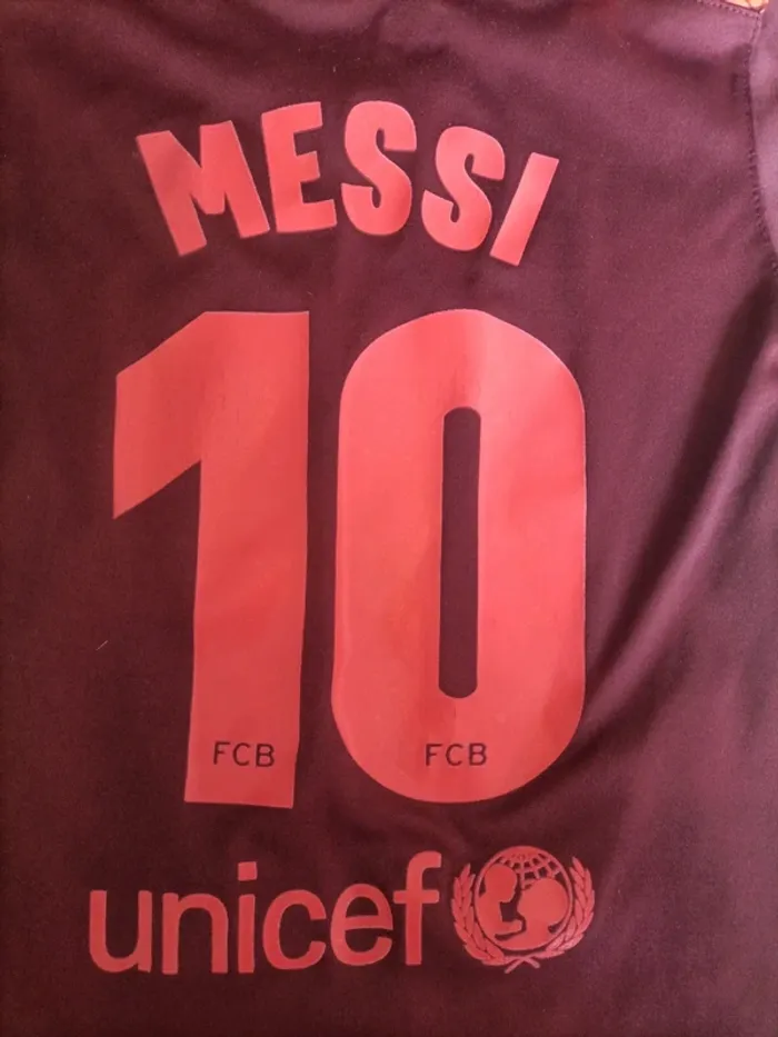 Maillot de foot FCB Messi 2 ans - photo numéro 6