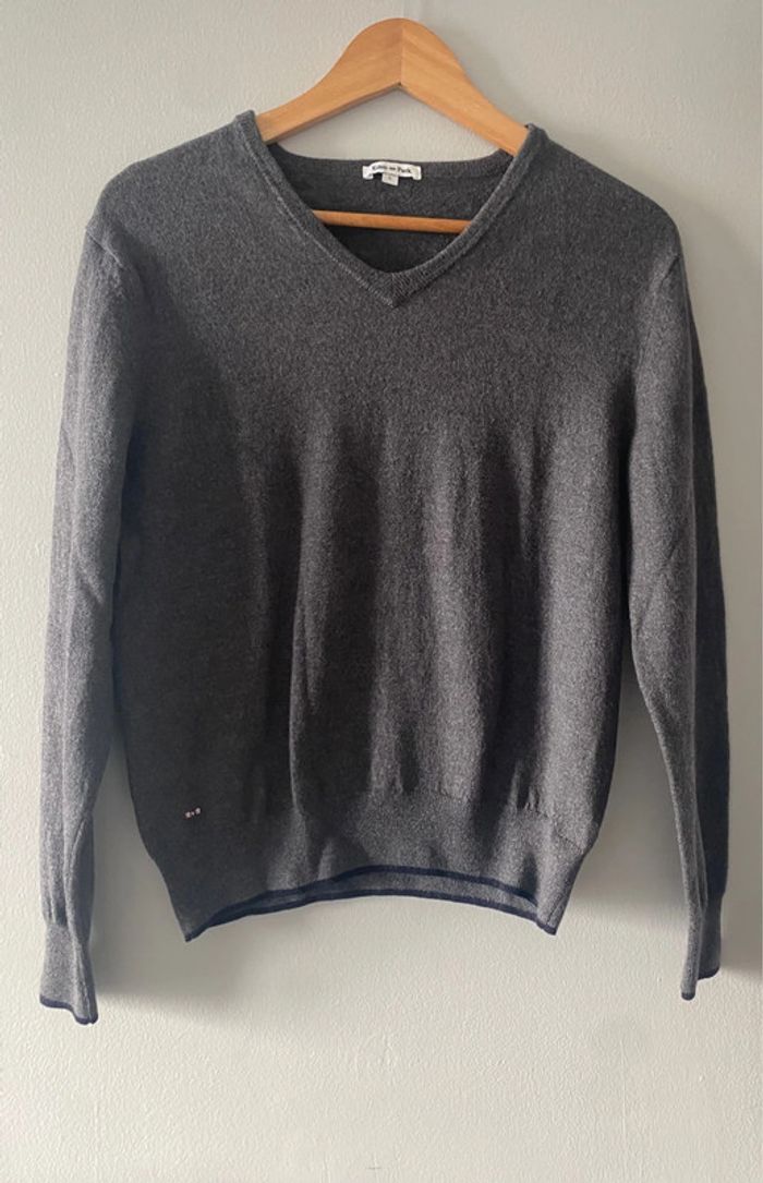 Pull col V mixte Eden Park