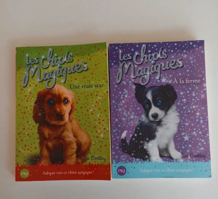 2 Livres Les Chiots Magiques