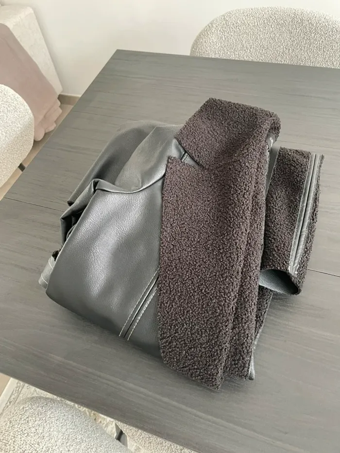 Manteau similicuir - photo numéro 9