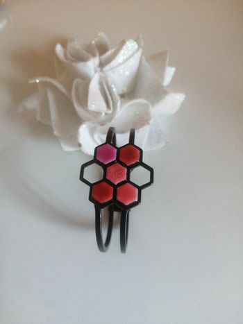 🌸Bracelet manchette fine aux couleurs d'été "Seventies" 🌸