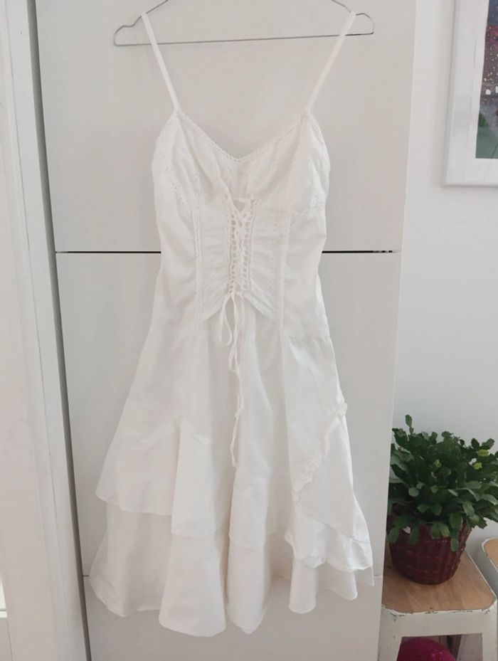 Robe blanche en coton - photo numéro 6