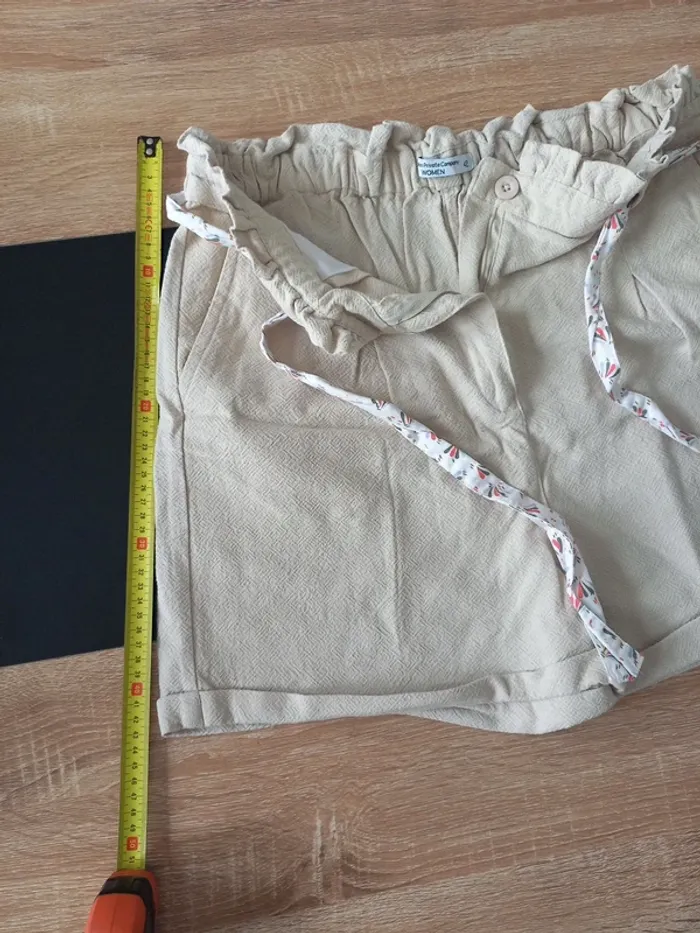 Short beige en coton T42 - photo numéro 7