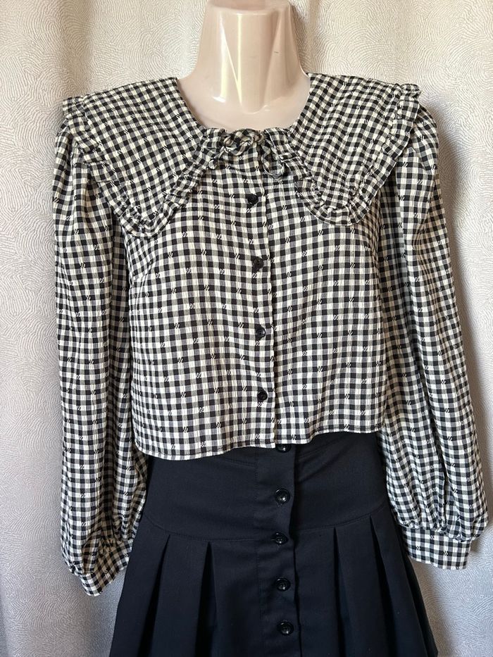 Magnifique chemise crop Vichy 36 Miss Selfridge - photo numéro 1