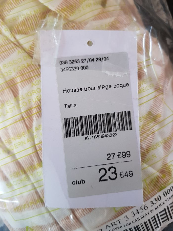 Verbaudet - Housse pour siège auto coque - photo numéro 3