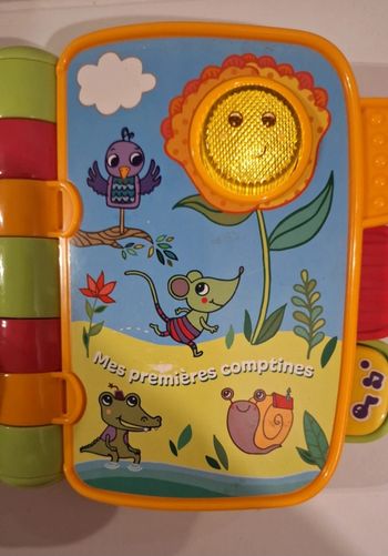 Livre enchante mes premieres comptines _ vtech