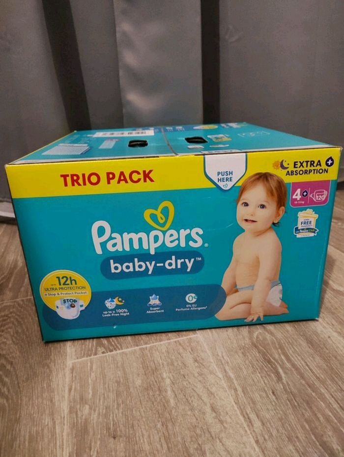 Pampers baby dry taille 4 120 couches