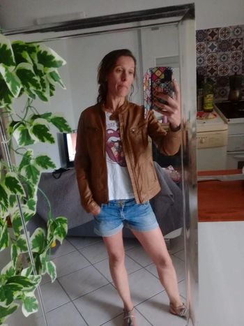 Veste femme taille 1 cannelle c47