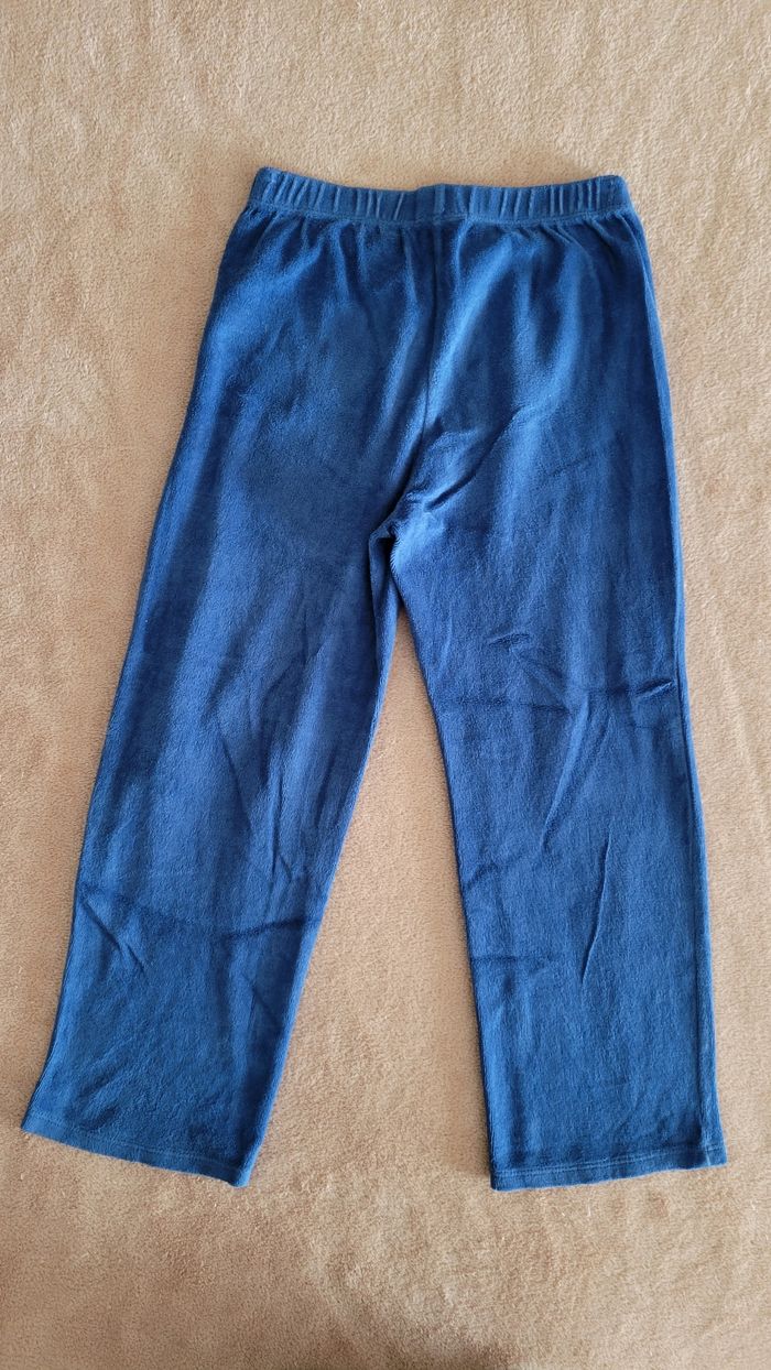 Pyjama en velours bleu marine fusée taille 6-7 ans - photo numéro 10