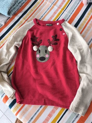 Pull de Noël en laine In extenso 8 ans