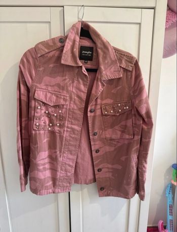 Veste militaire rose 