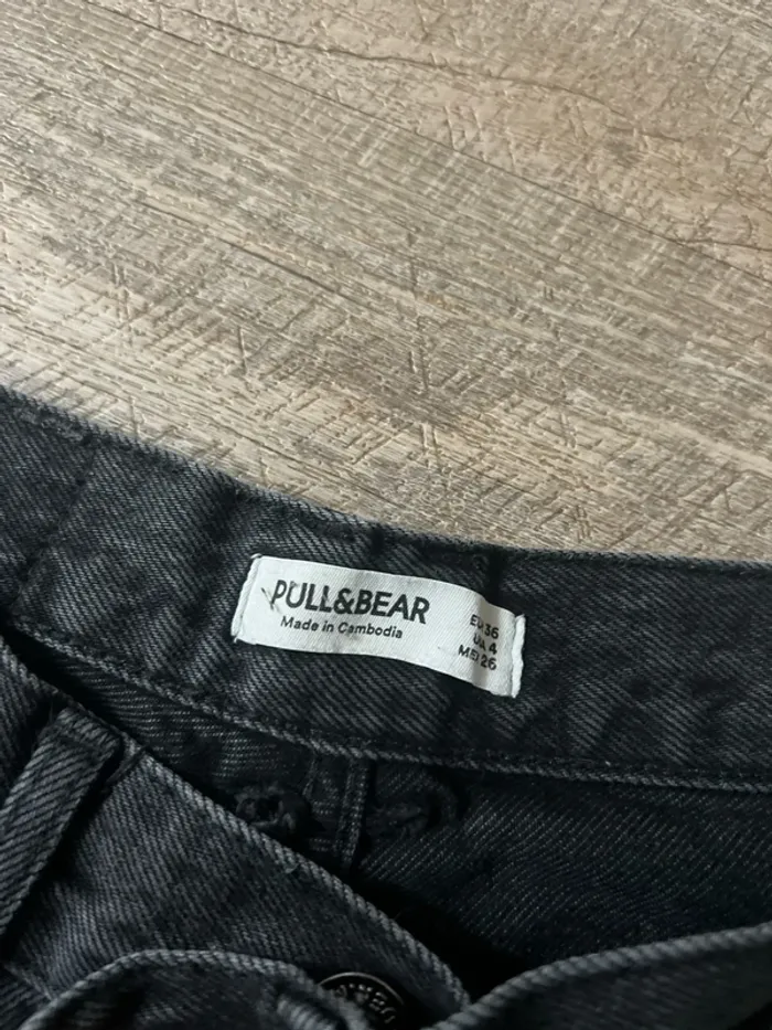Jeans noir taille haute - photo numéro 2