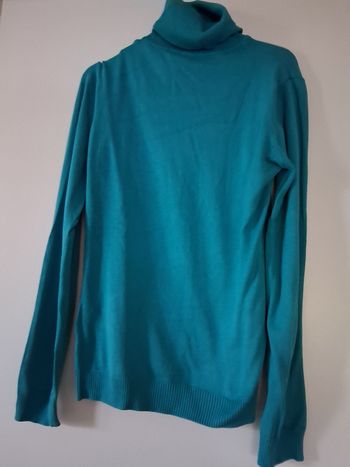 Pull col rouleau " t- M" vert