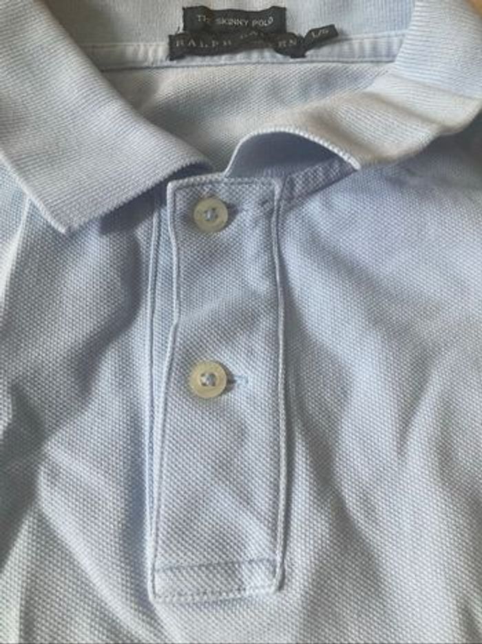 Polo Ralph Lauren Bleu Clair Taille L Femme - photo numéro 5