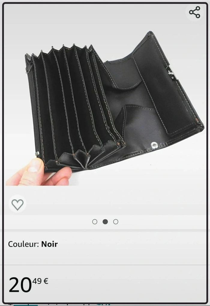 Portefeuille éventail Marco Amrini vintage - photo numéro 10