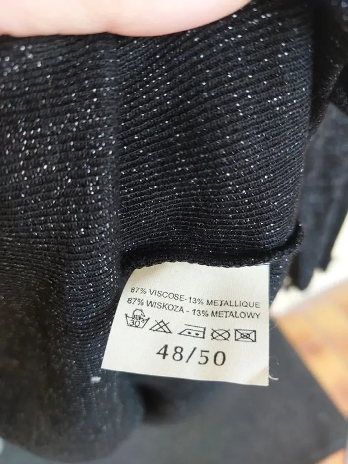Pull fin Vetissimo taille 48 / 50 manches 3/4 - photo numéro 3