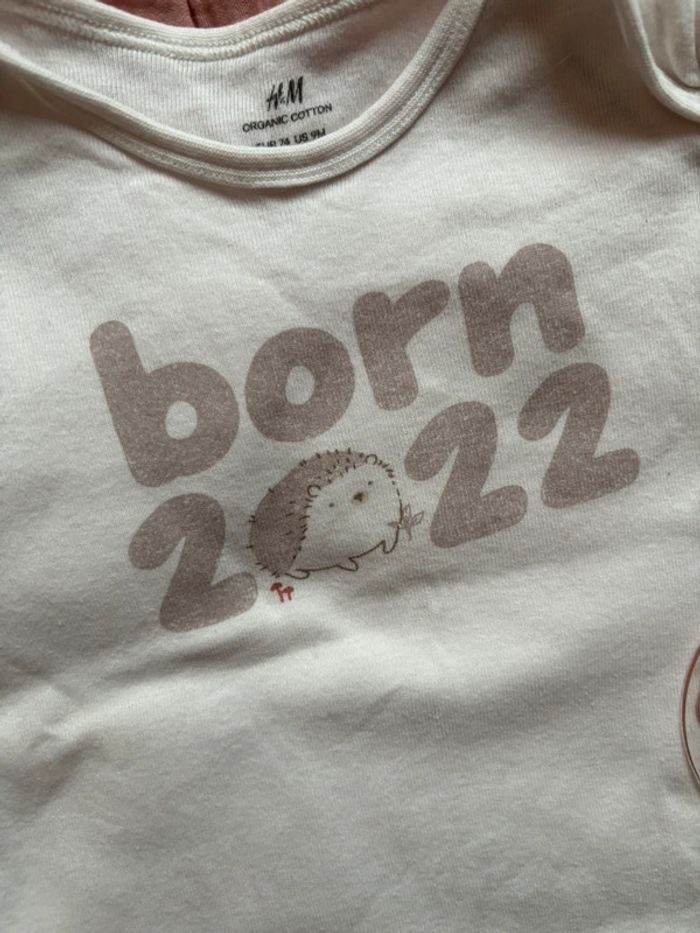 Tee-shirt manche courte « born 2022 » - photo numéro 2