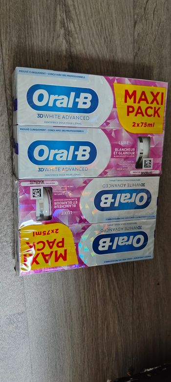 4 oral B dentifrice