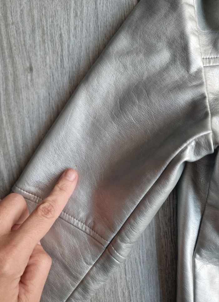 Veste simili cuir 8 ans fille - photo numéro 3