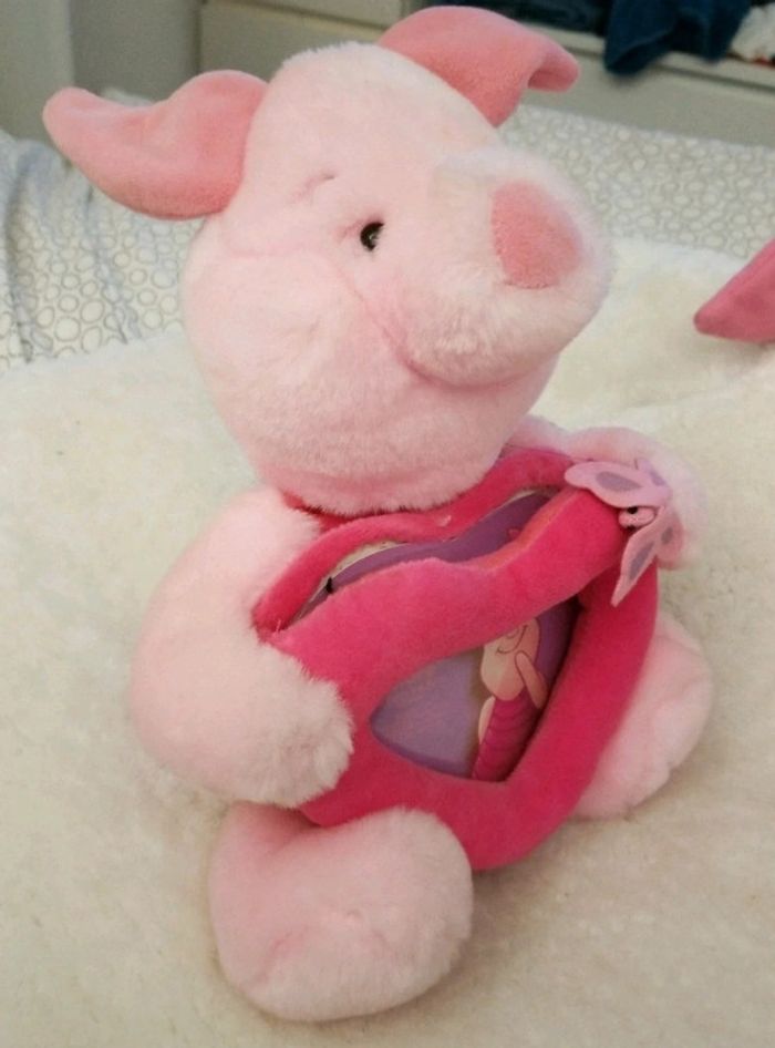 Peluche disney store cadre photo porcinet 28 cm - photo numéro 2