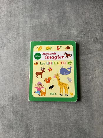 Livre mon petit imagier les animaux