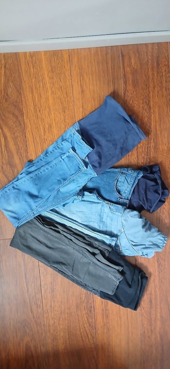 Lot de 4 pantalons skinny T38 