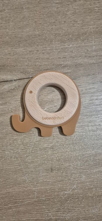 Anneau de dentition bois et silicone