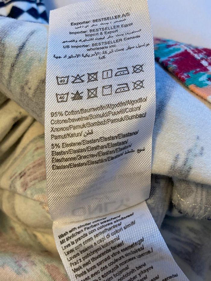 Magnifique jupe imprimé ethnique multicolore || taille XS - photo numéro 5