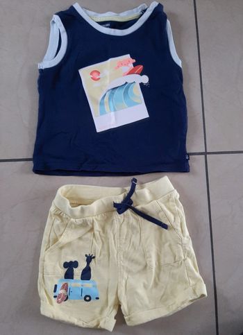 Ensemble été garçon 18 mois