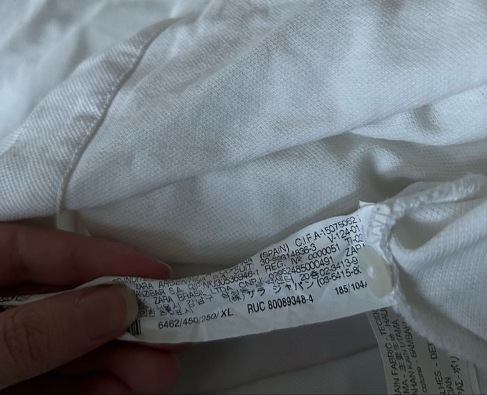 Chemise blanche unie Slim Fit Homme Zara Tailles M-L - photo numéro 6