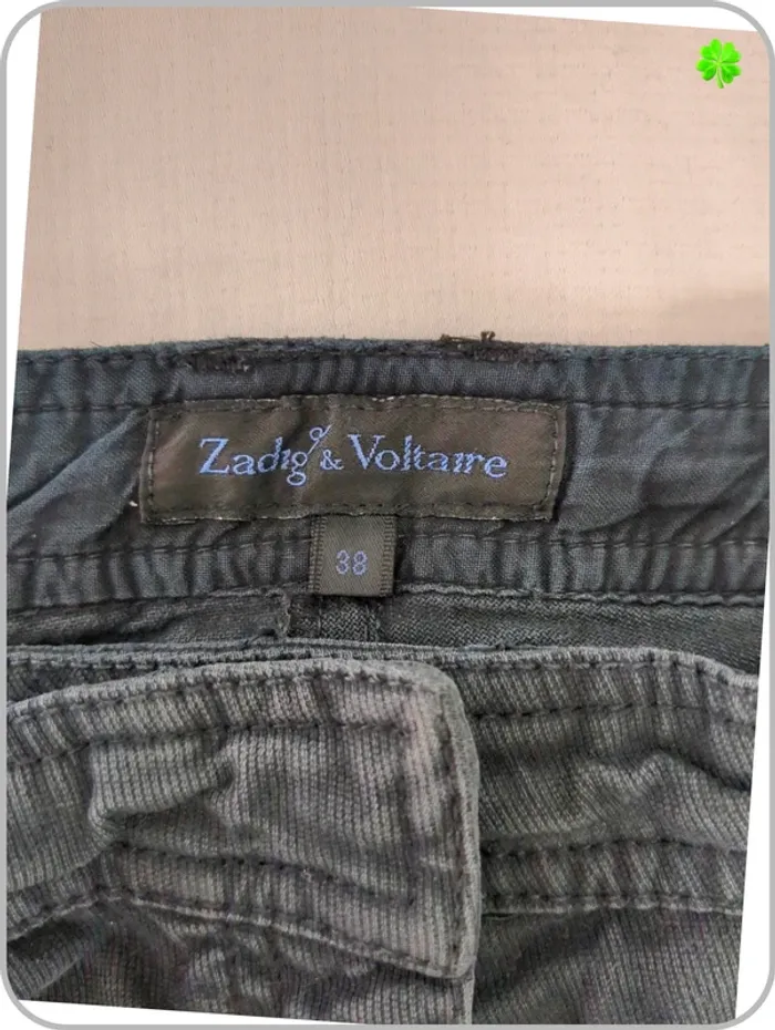 Pantalon Jeans femme Zadig & Voltaire 38 - photo numéro 4