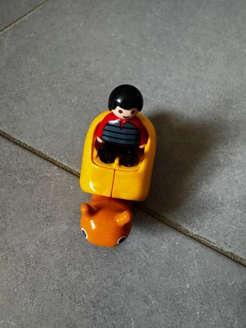 Escargot à bascule avec garçon - Playmobil 1, 2, 3 - 6755 - A partir: 18 mois