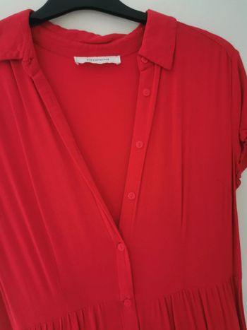 Robe longue rouge / Promod