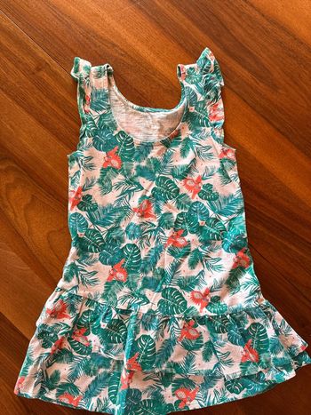 Robe estivale manches volante Vertbaudet fille, 6 ans