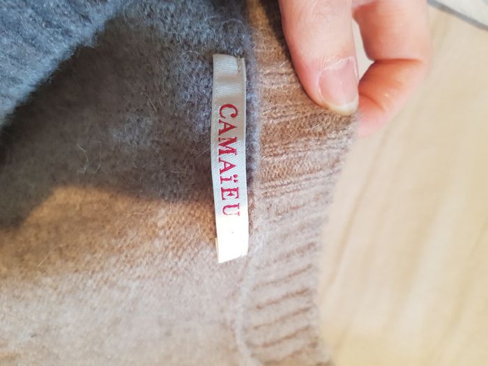 Pull beige/gris - photo numéro 2